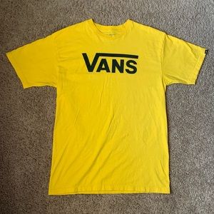 Vans Yellow Logo Shirt